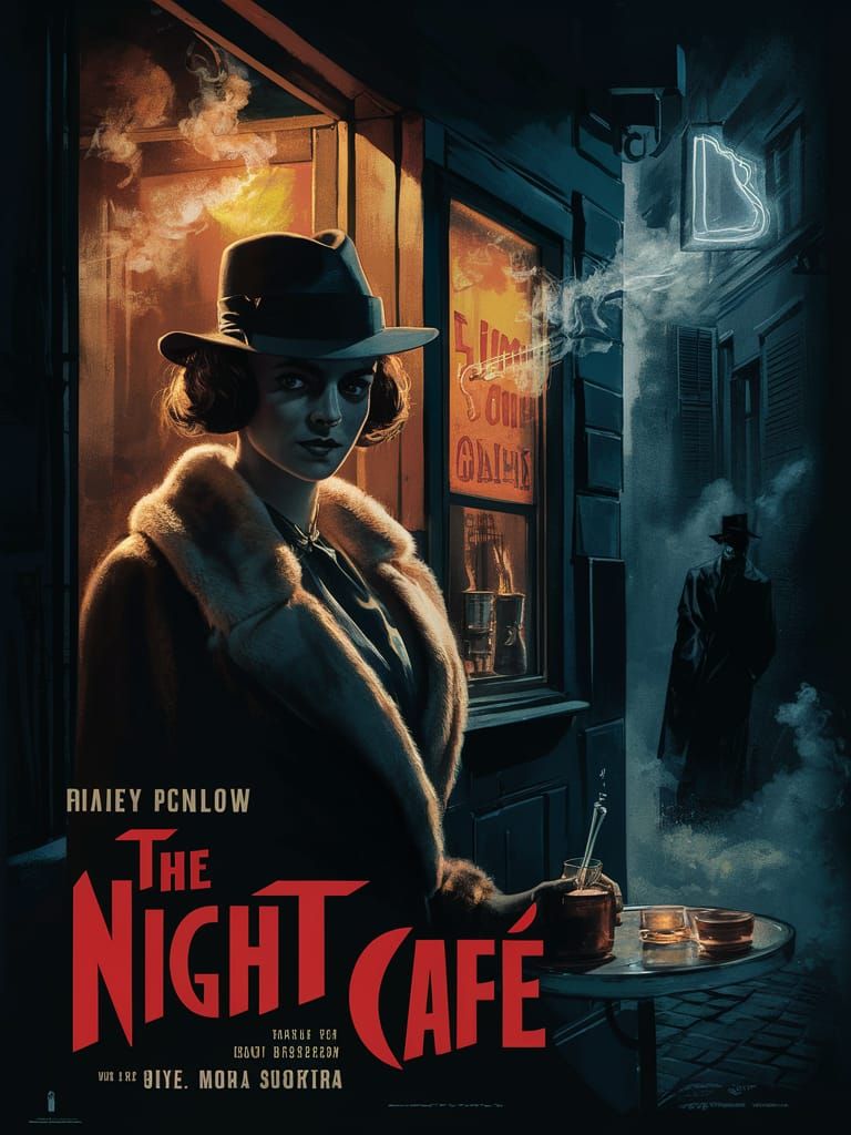 Vintage Movie Poster: The Night Café