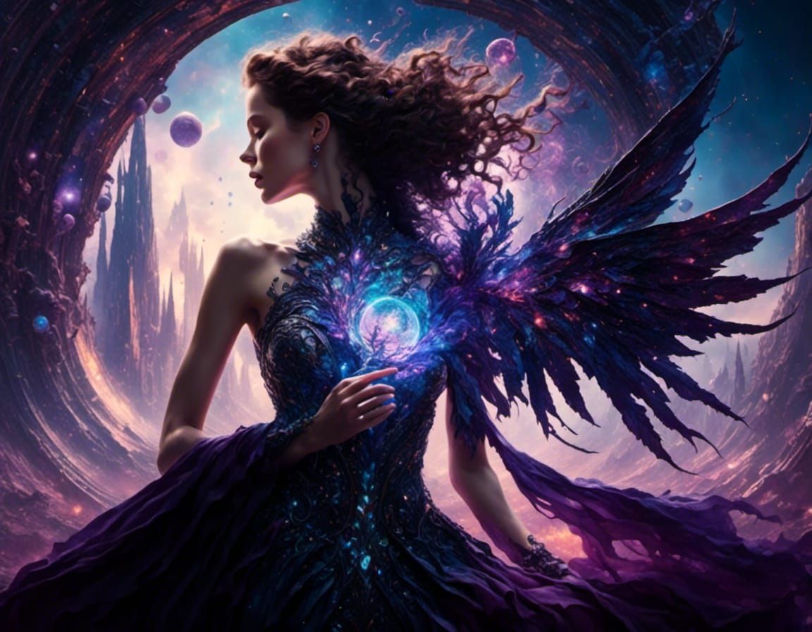 Abstract Pink and Purple Color Harmony