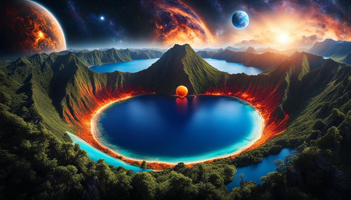 Earth as Smiling Face Emoji Seen From Space