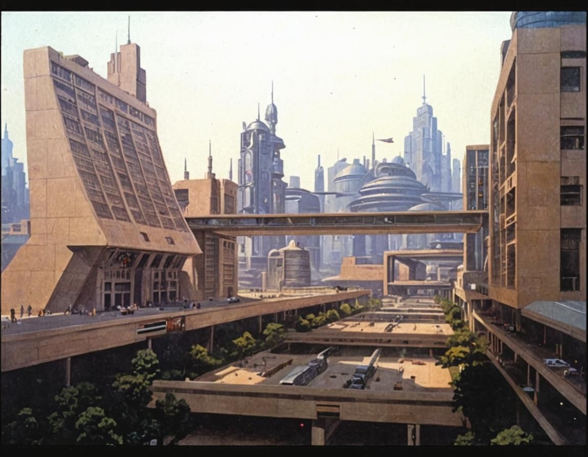 Futuristic 25th Century Central Headquarters