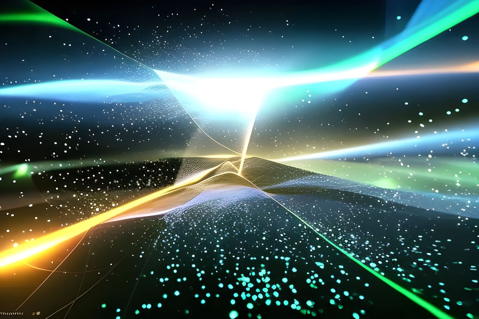 Dreamlike World Radiance in Abstract Illusionism