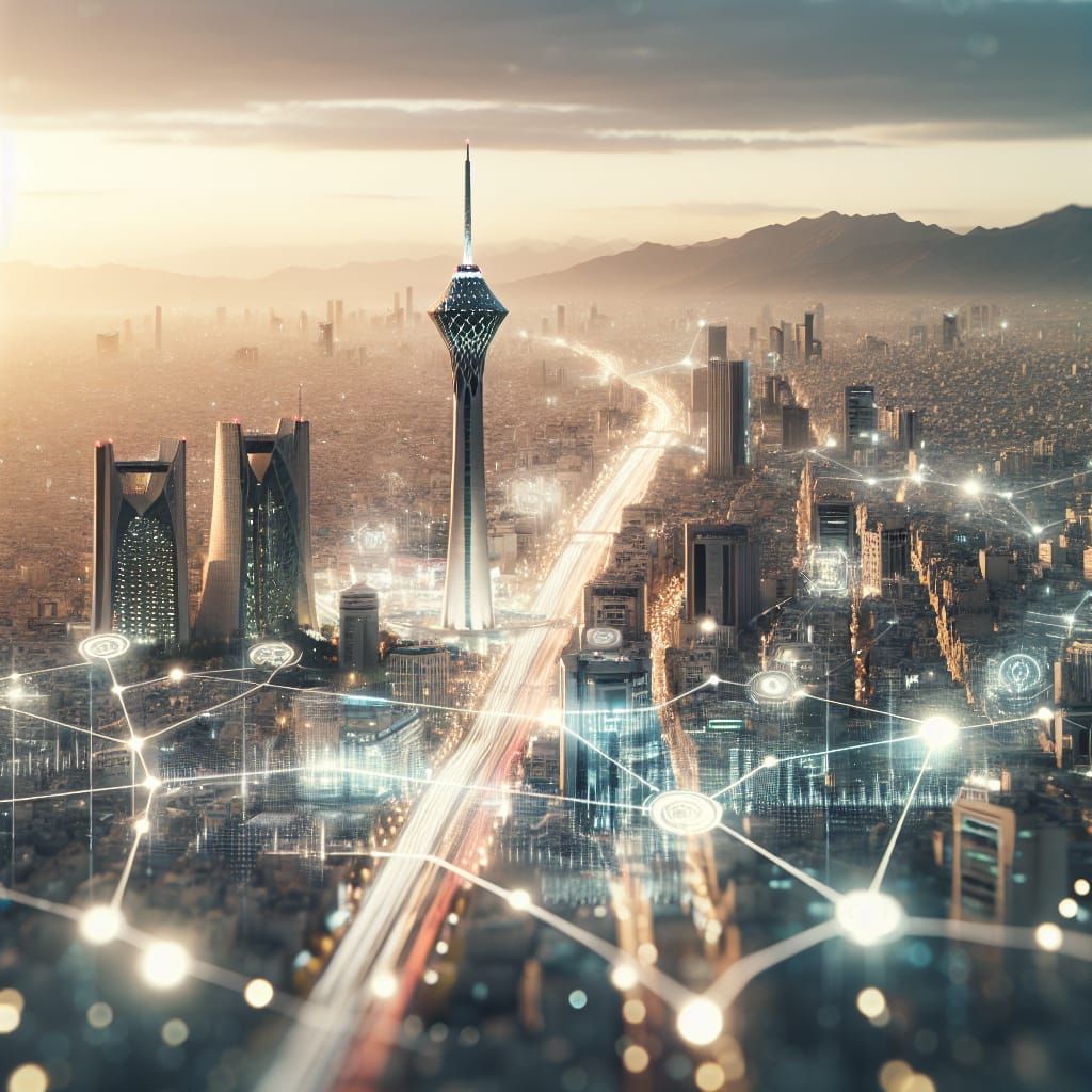 Futuristic Tehran: Milad Tower in a Modern City