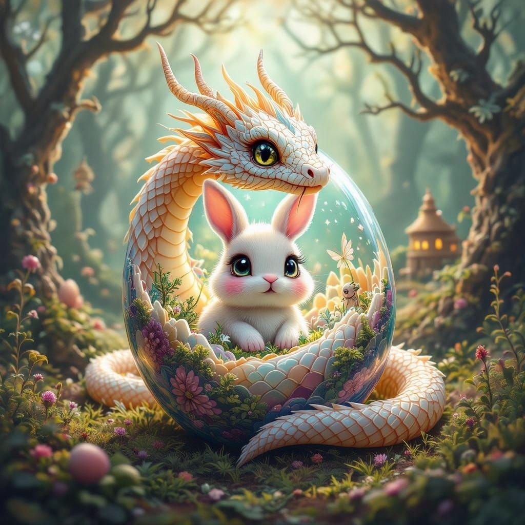 Epic Easter Dragon Unveils Magical Woods