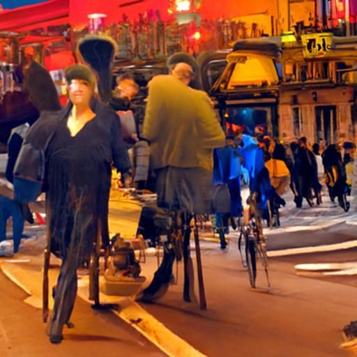 Paris Street at Dawn: A Hasty Impression