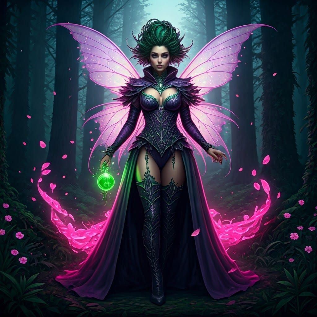 Mystical Enchantress in Twilight Realm