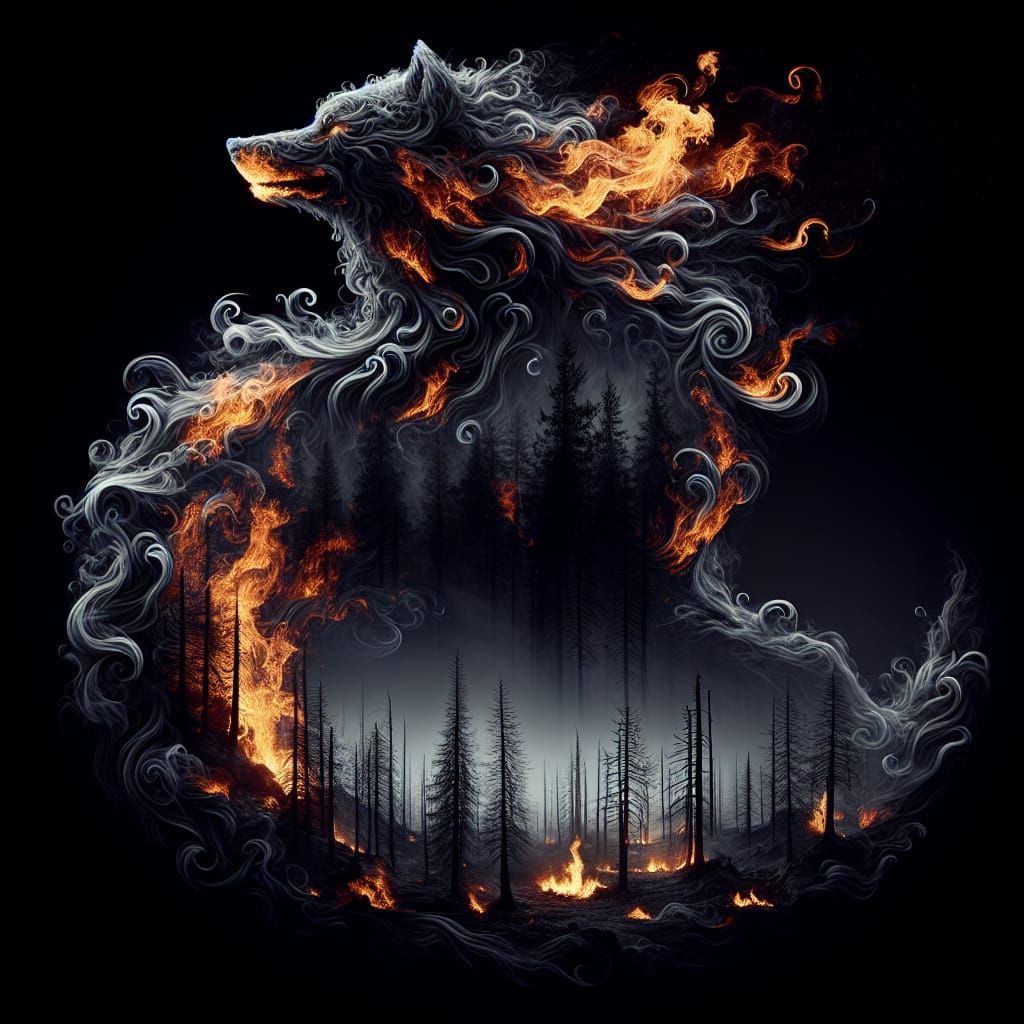 A wolf spirit born in tragedy