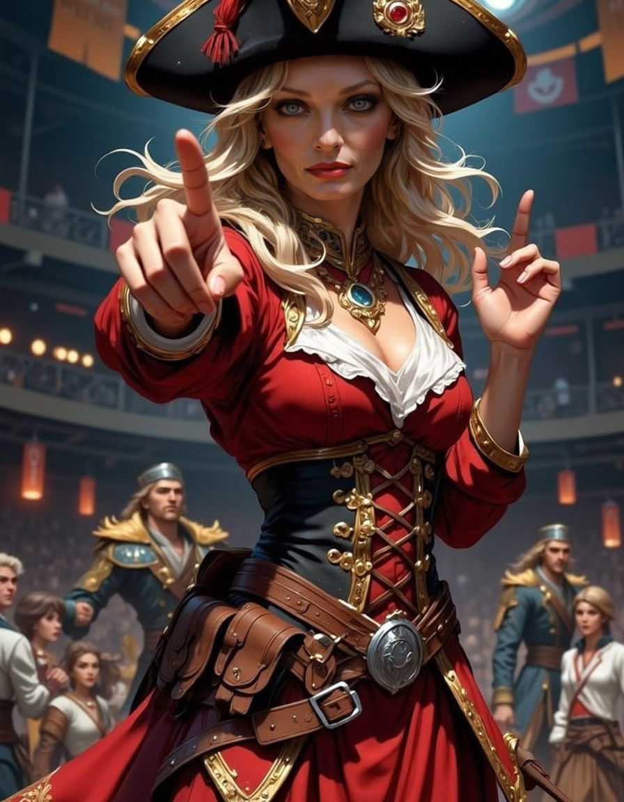 Boston Revolutionary Woman Confronts the Crowd