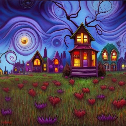 Halloween Fantasy: Volumetric Lighting in Neo-Impressionist ...