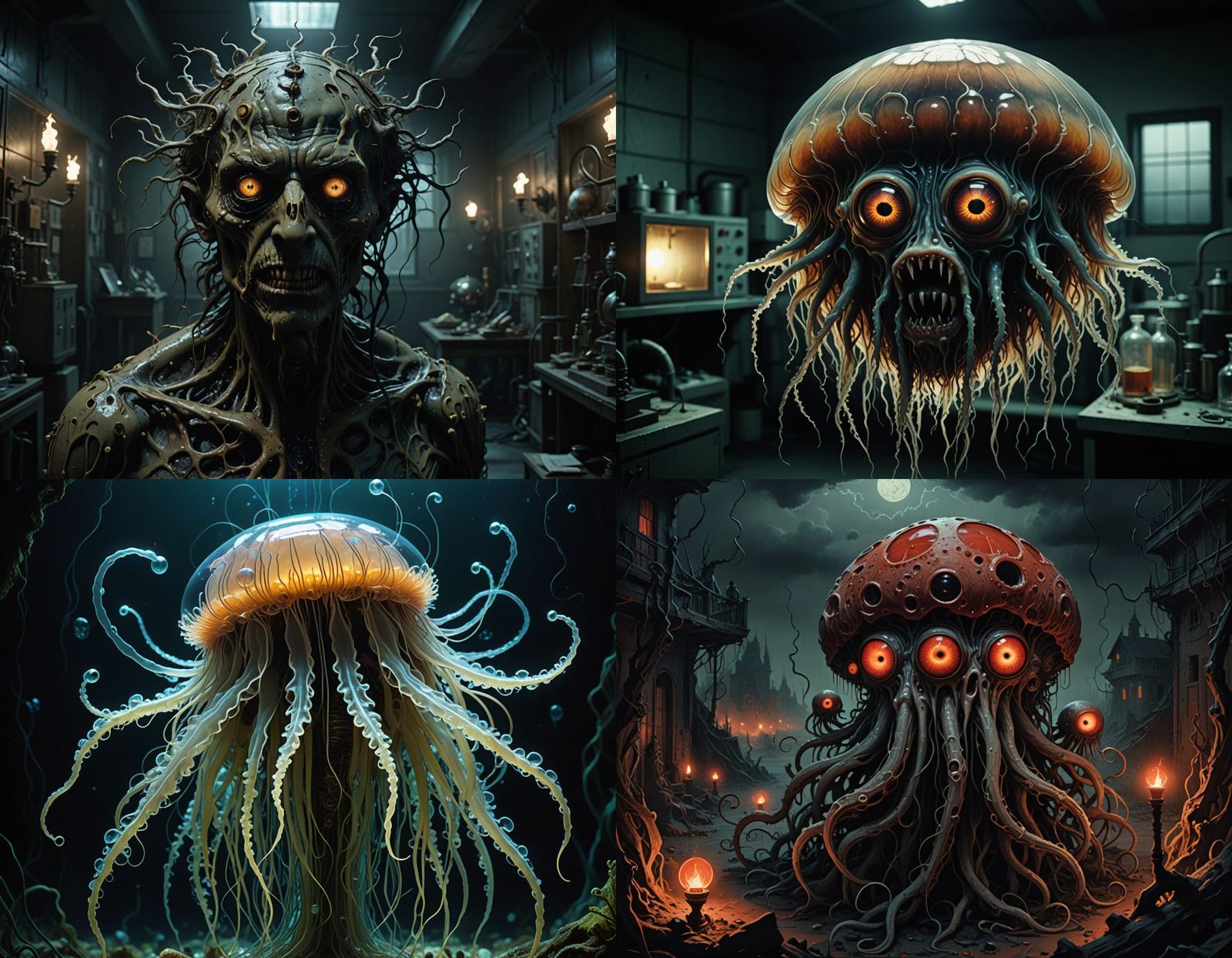 Grotesque Hybrid Creature Born from 1940s Experimentation