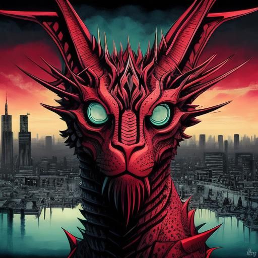 Simple Black and White AI Image