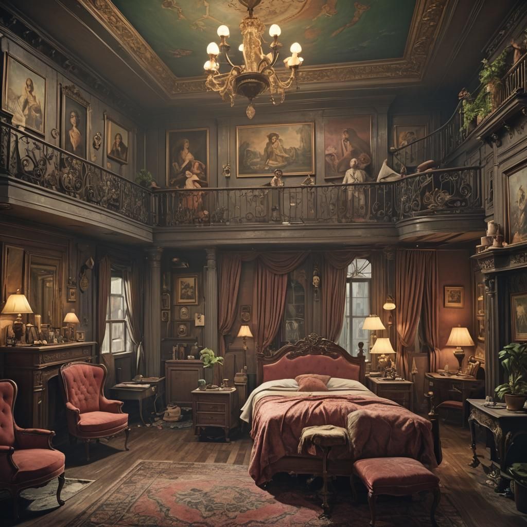 Gritty 1940s Boudoir Scene in New Orleans