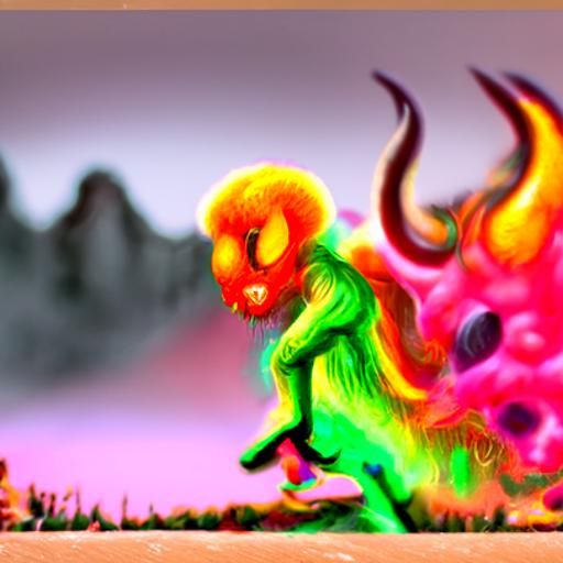 Running from the Devil: Retro Concept Art