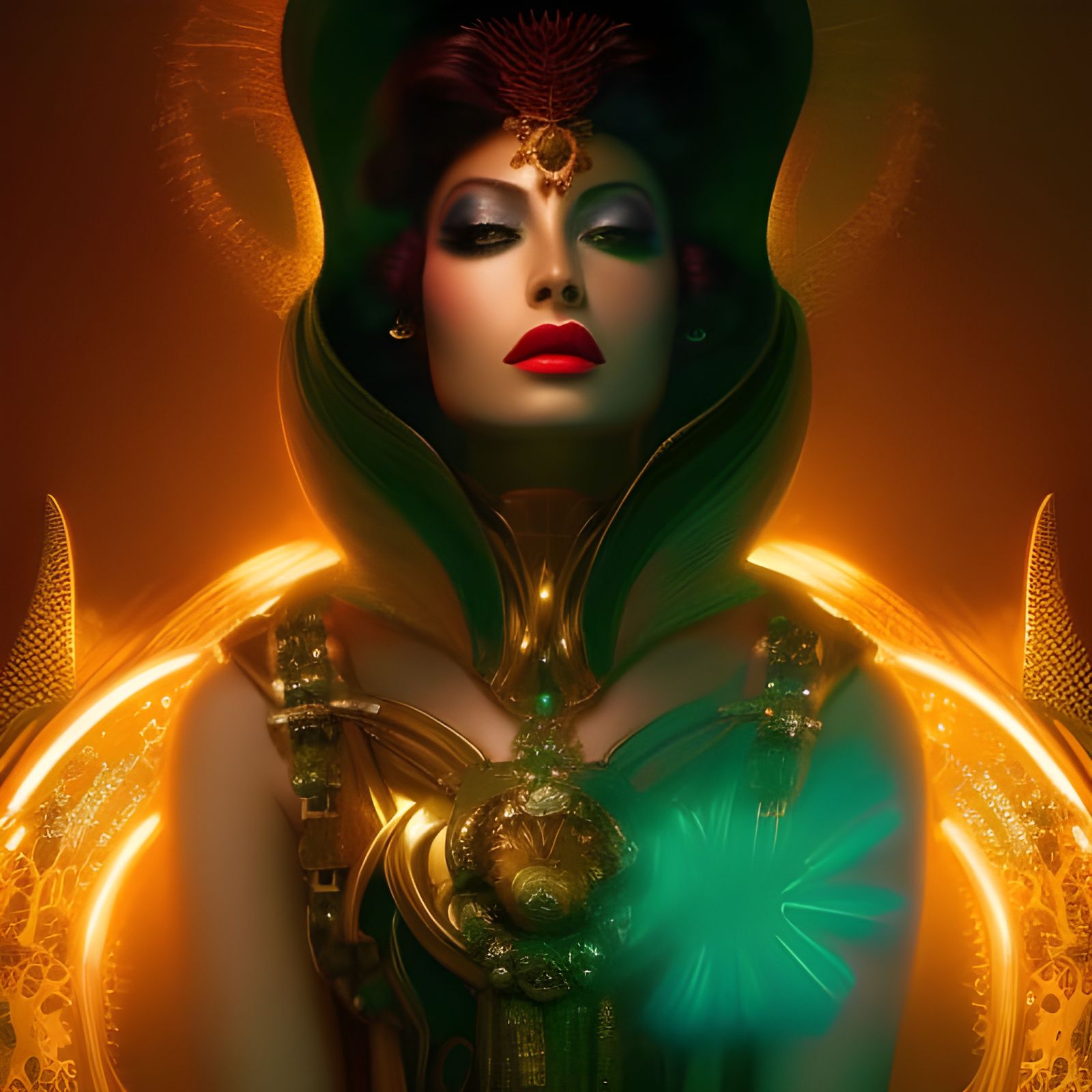 Space Dames Series: Viridessa of the Emerald Shroud