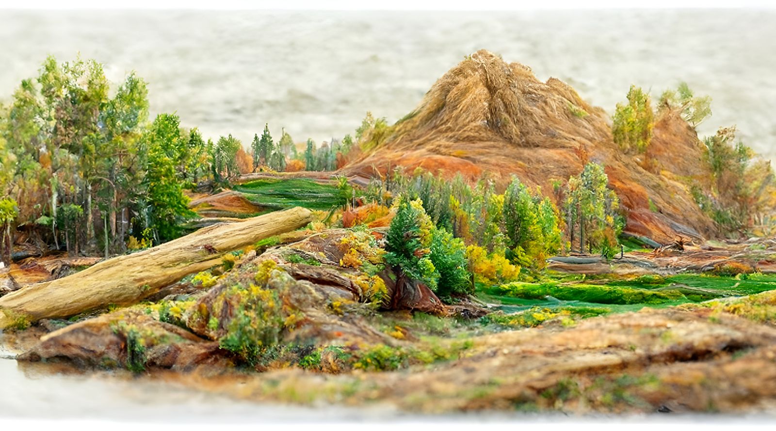 Colorful Pencil Landscape Photography Vista