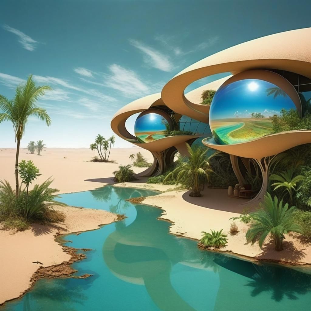 Bio Art: Living Mirage at World's Edge