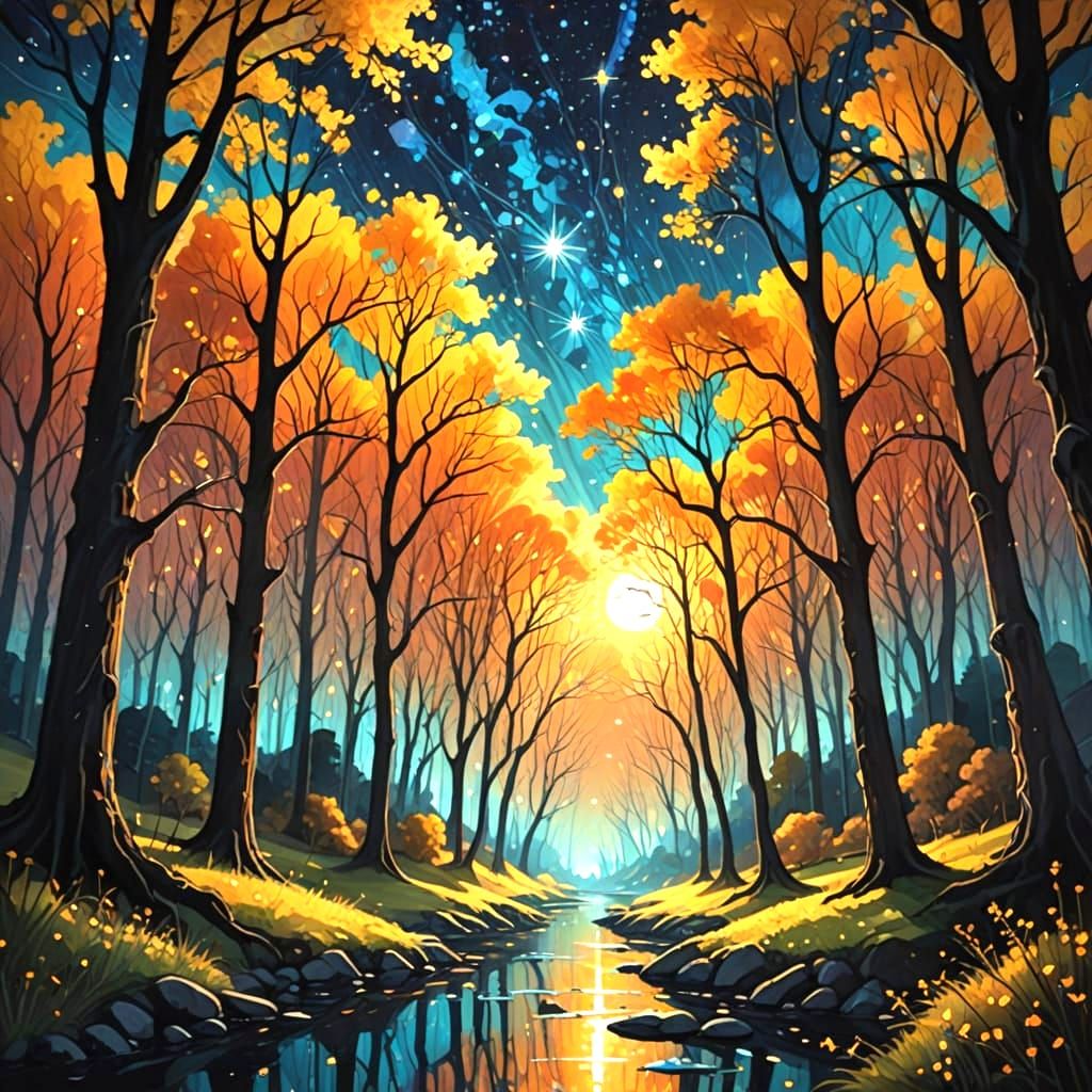 Sundance at Night AI Image