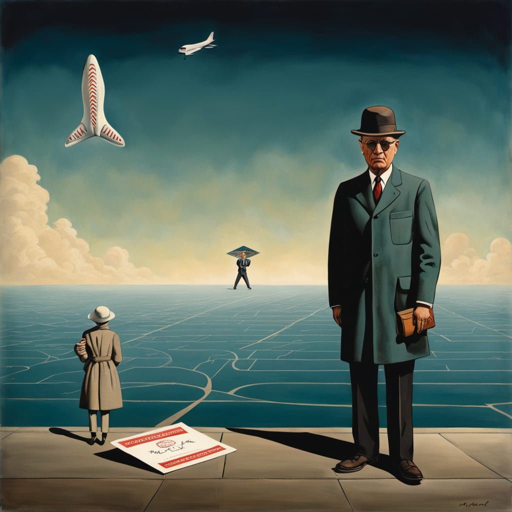 The Agent of Intuitive Contradiction in Surrealist Style