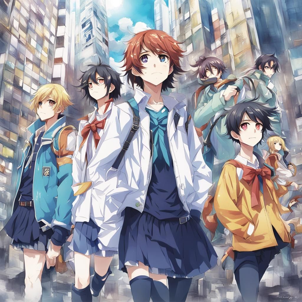 Anime Style Transgender Portrait