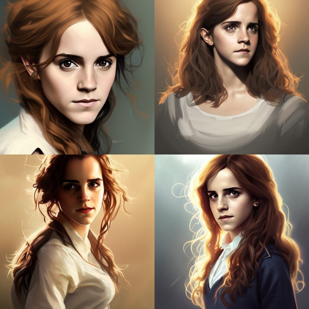 Emma Watson as Hermione Granger Portrait