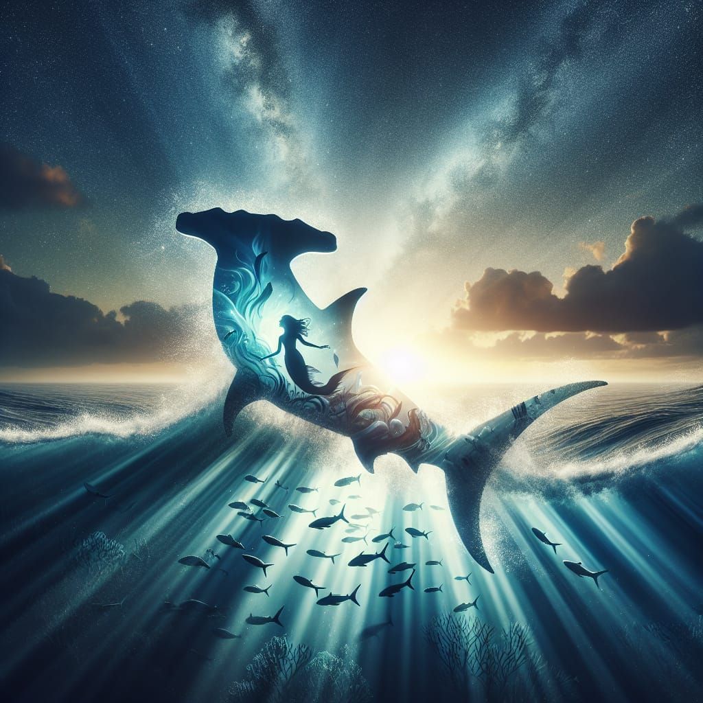 Hammerhead and Mermaid