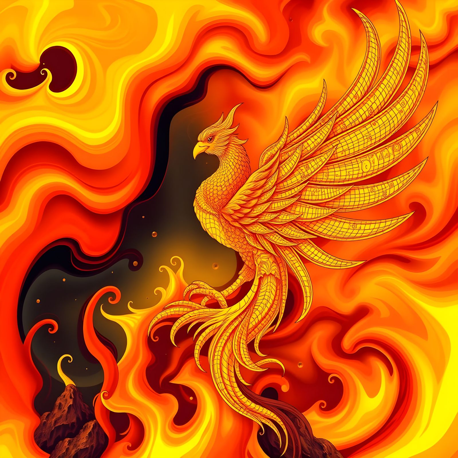 Rising from the Ashes in Vibrant Hues