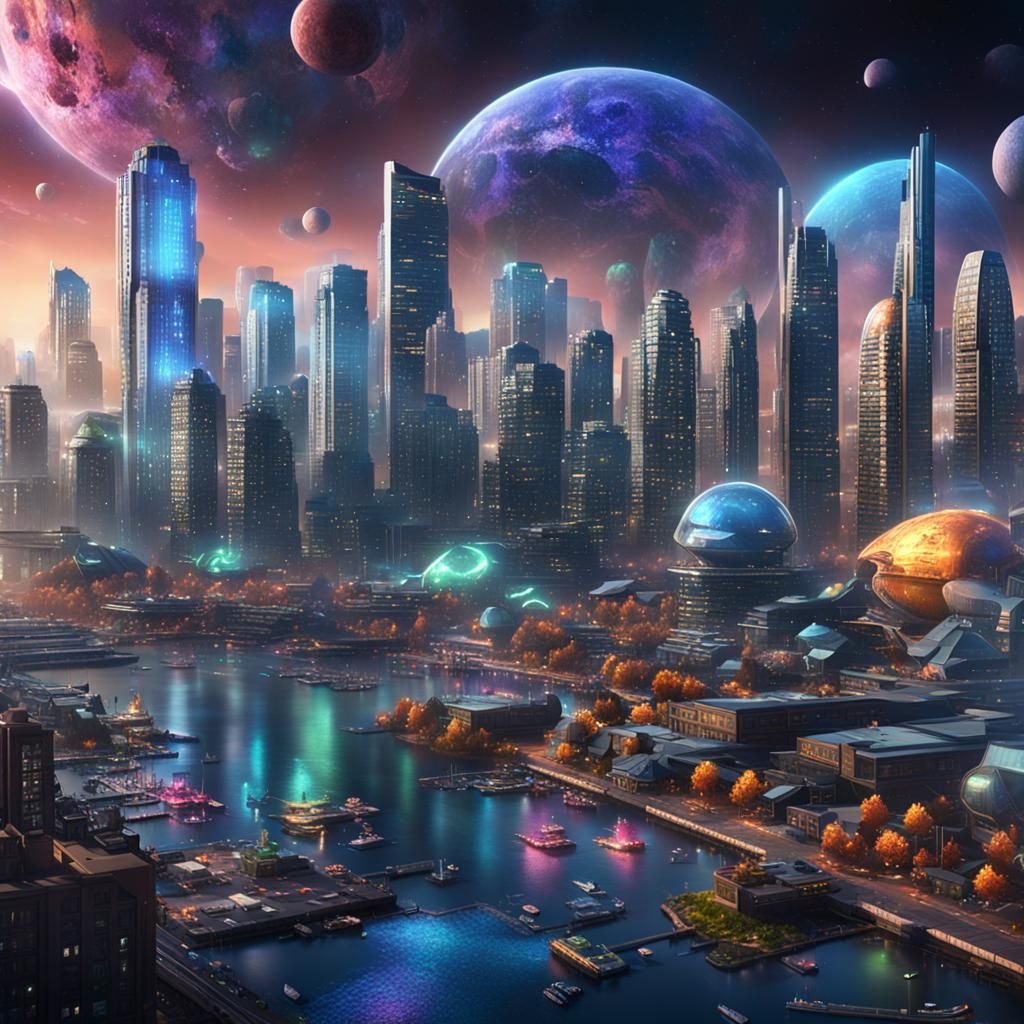 Alien Invasion Transforms Vancouver in Cosmic Colors