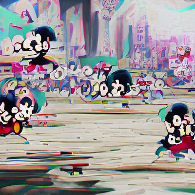 Mickey Mouse in 8K Anime Style