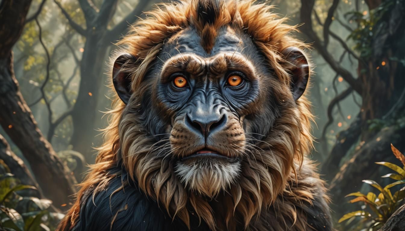 hybrid monkey-lion