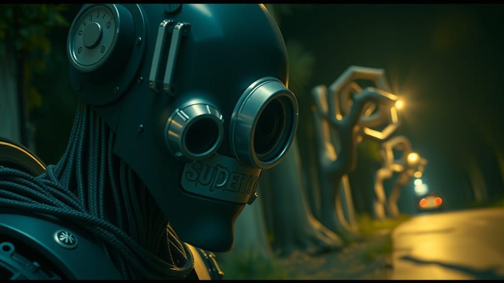 Cybernetic Anti-Hero in Creepy Twilight