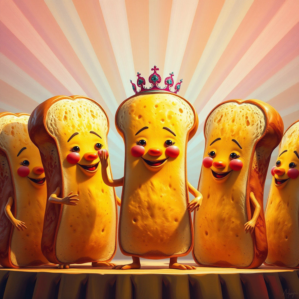 Loaves of Bread Compete in Beauty Pageant