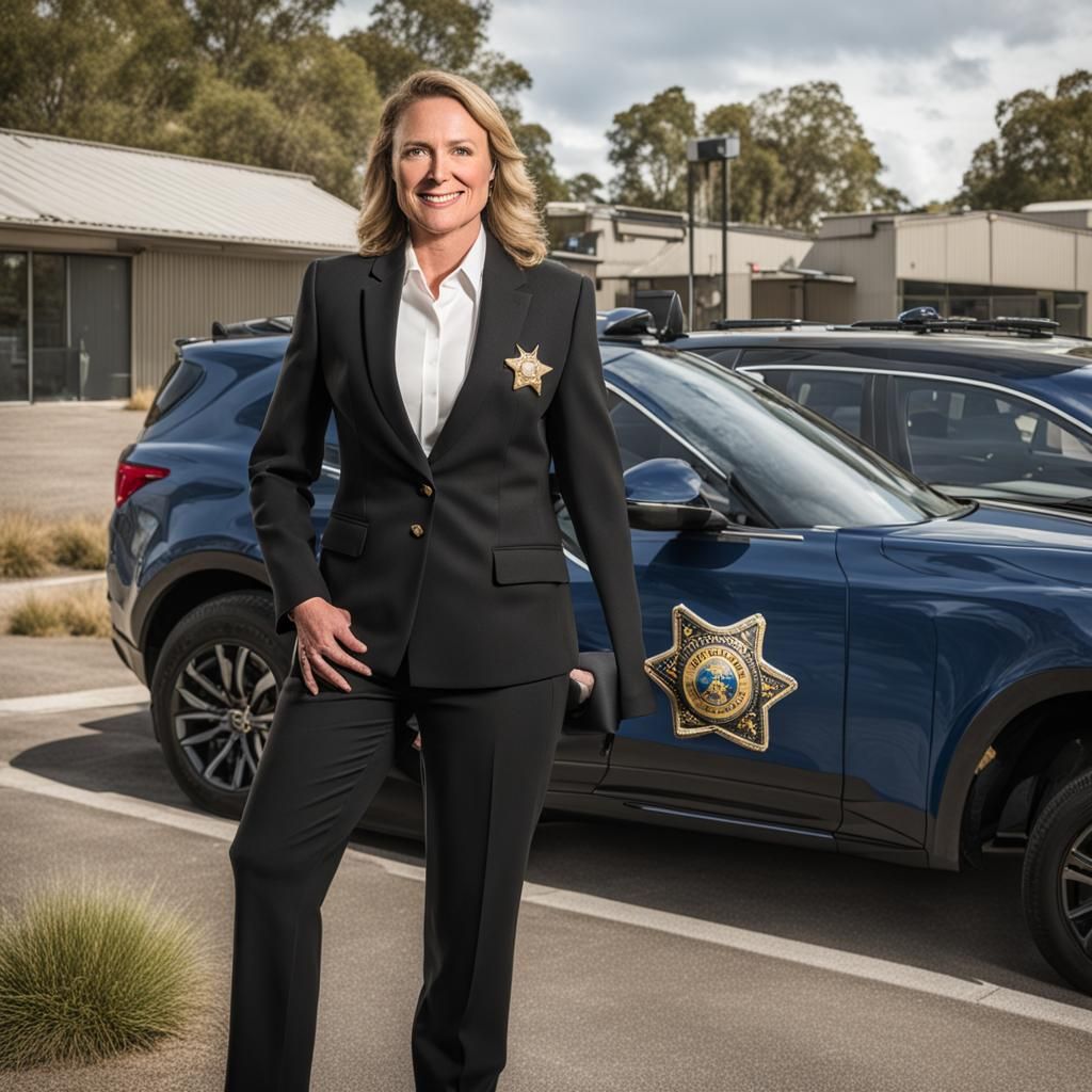 Sheriff Keira Swan in Business Suit Portrait