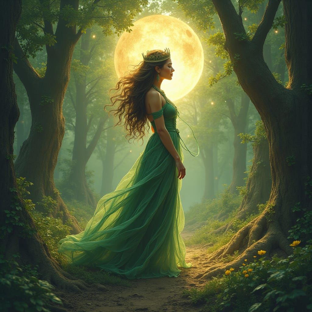 Gaia, Earth Goddess, Heals the Planet