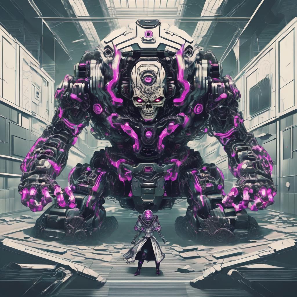 Disturbing Image of a Possessed Artificial Intelligence