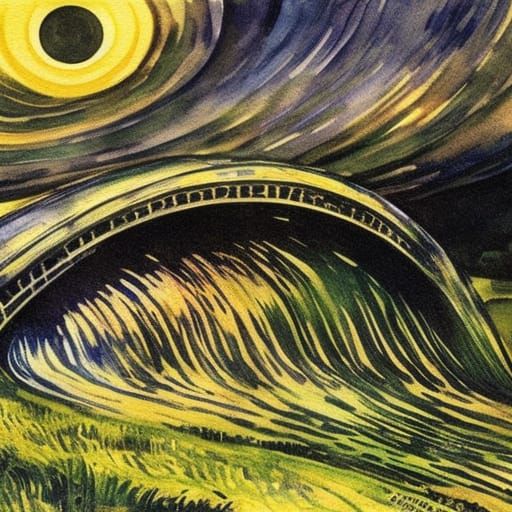 Cornucopia: Ink and Watercolor Art