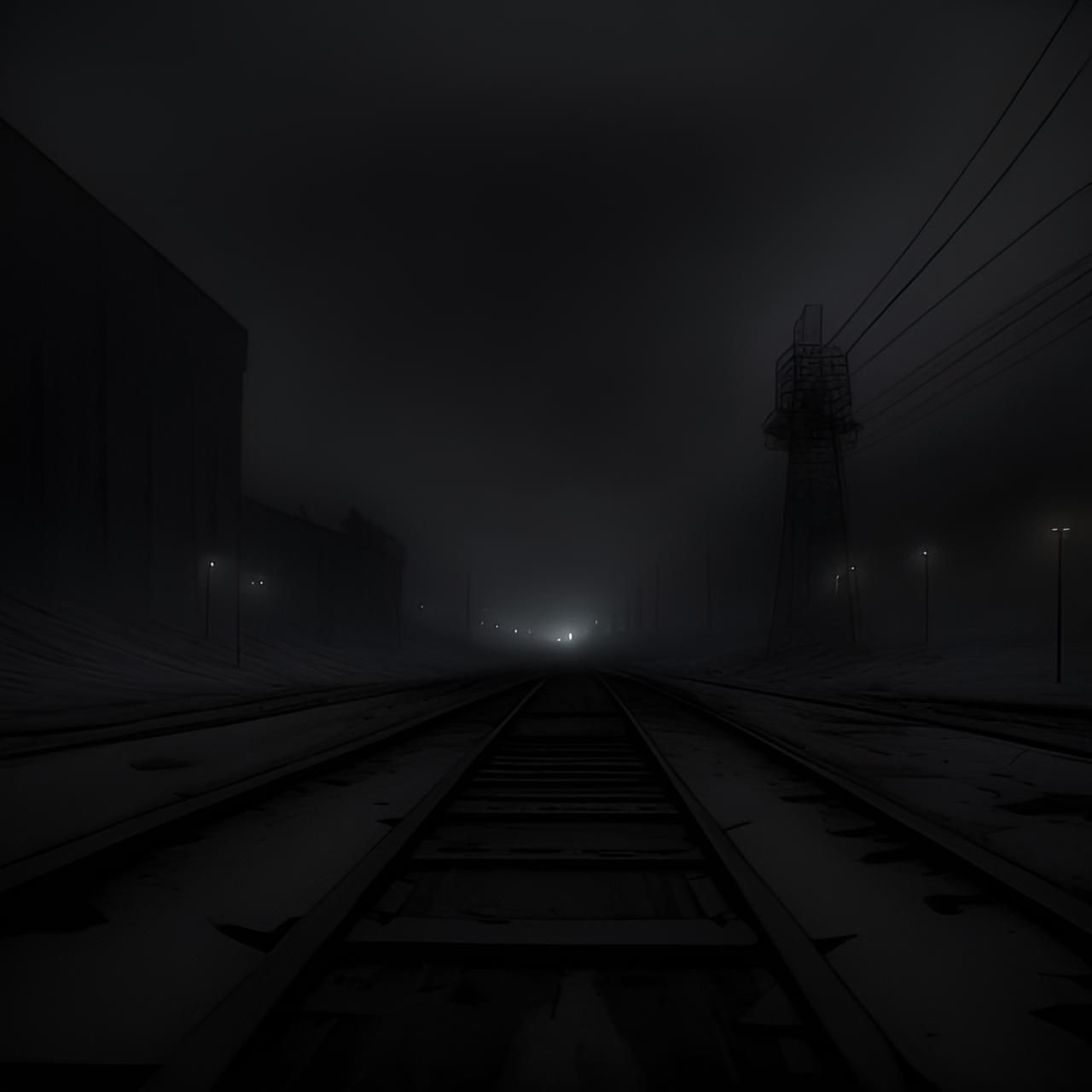 Violent Snowstorm in Dreary Vorkuta Coal Mine