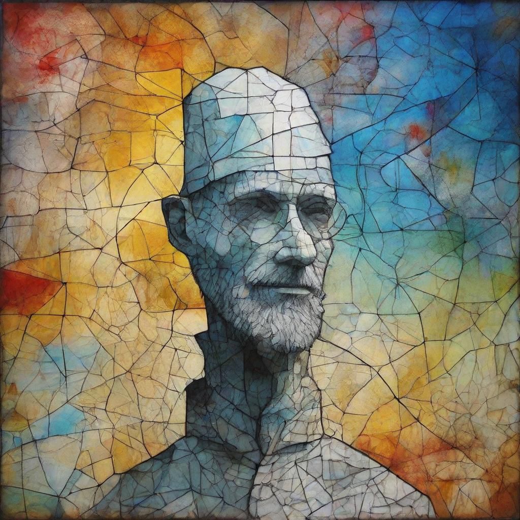 Surreal Cloud Man in a Dreamscape