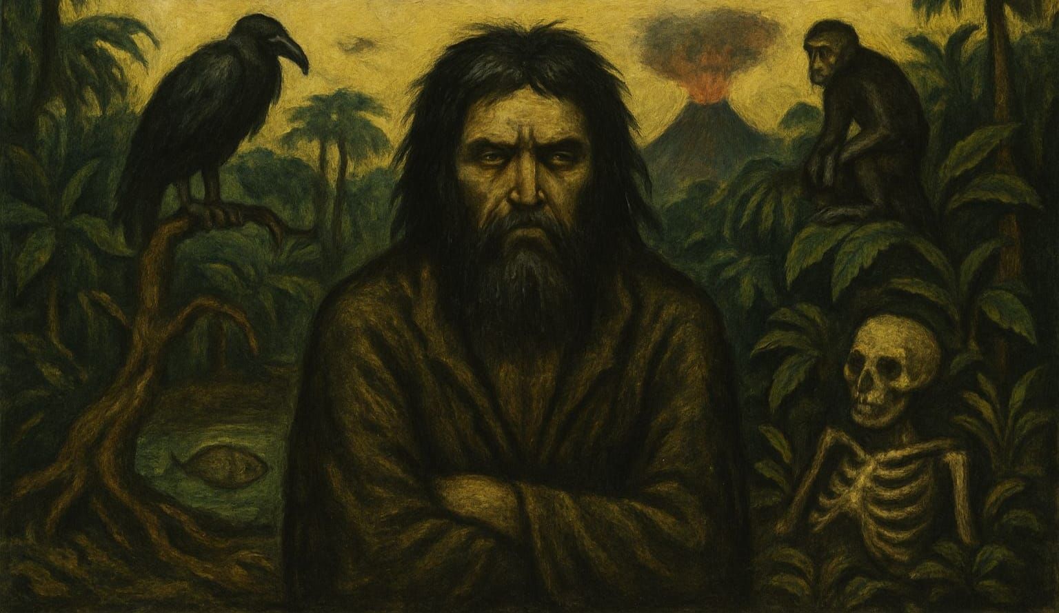 Abstract Landscape of Nature and Decay