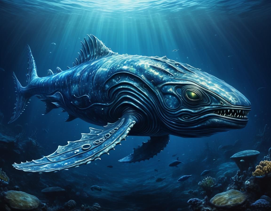 Alien Deep Sea Creature in Hycean World