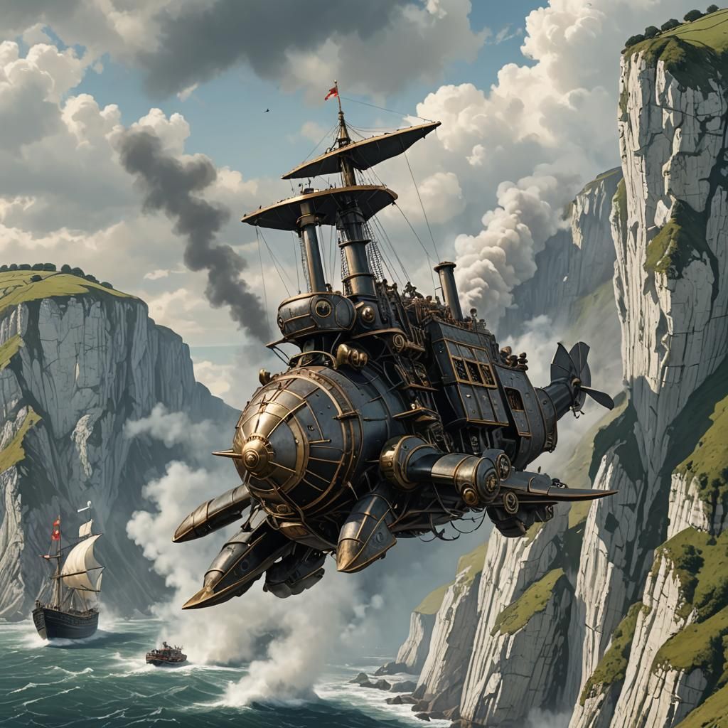 Giant Kobold Swings Towards Dover Cliffs