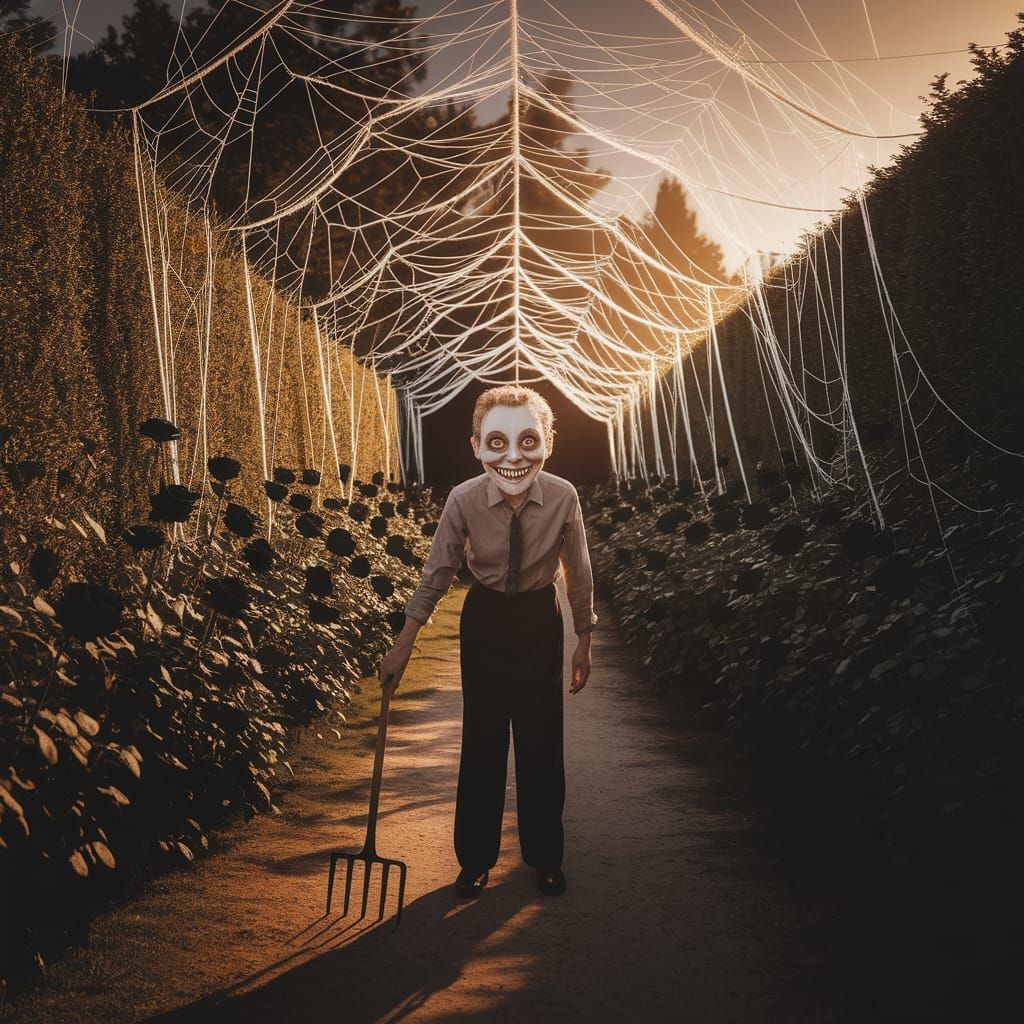 Welcome to my Garden said the spider to the fly.