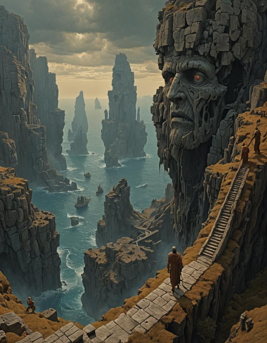 Jason and the Argonauts. Photorealistic hyperdetailed Zdzisł...
