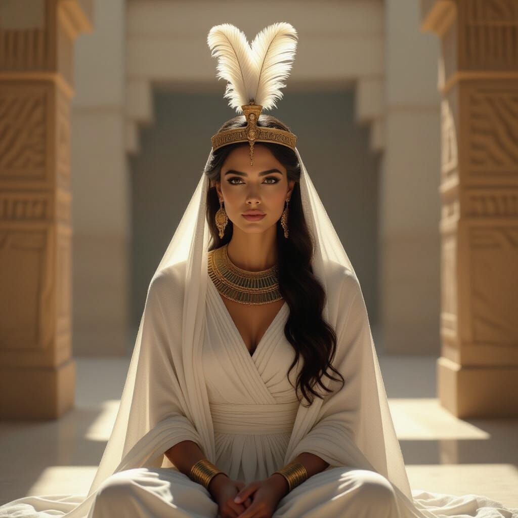 Ma'at Embodies Truth, Balance, and Cosmic Harmony