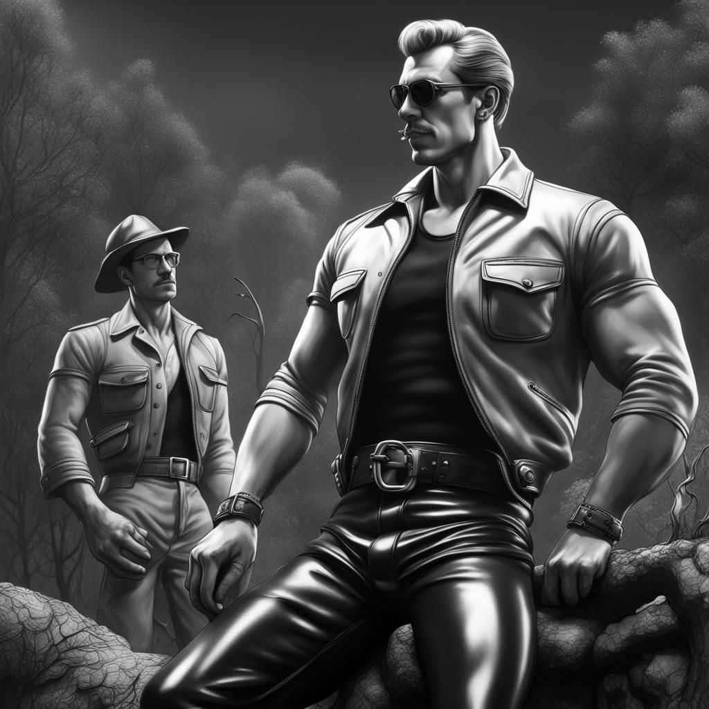 Tom of Finland Style Ranger Drawing