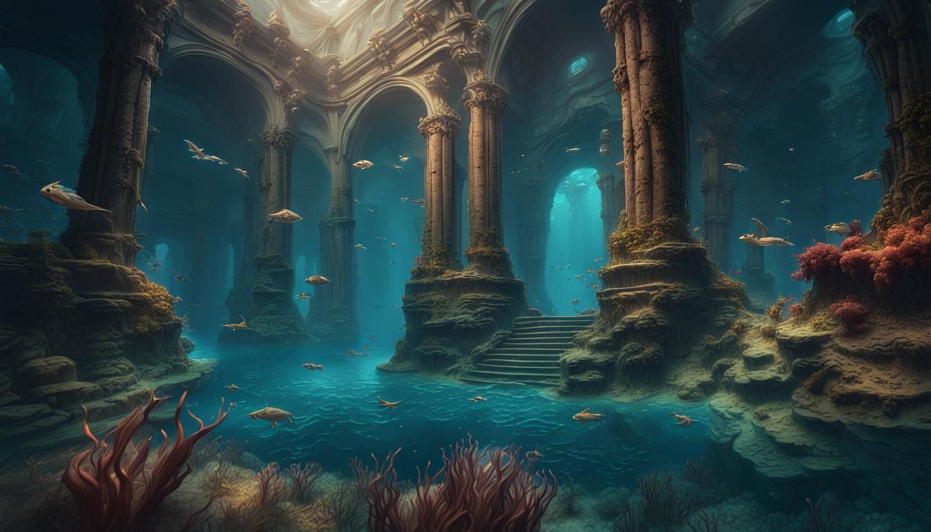 Detailed Underwater Vassal in Deep Color