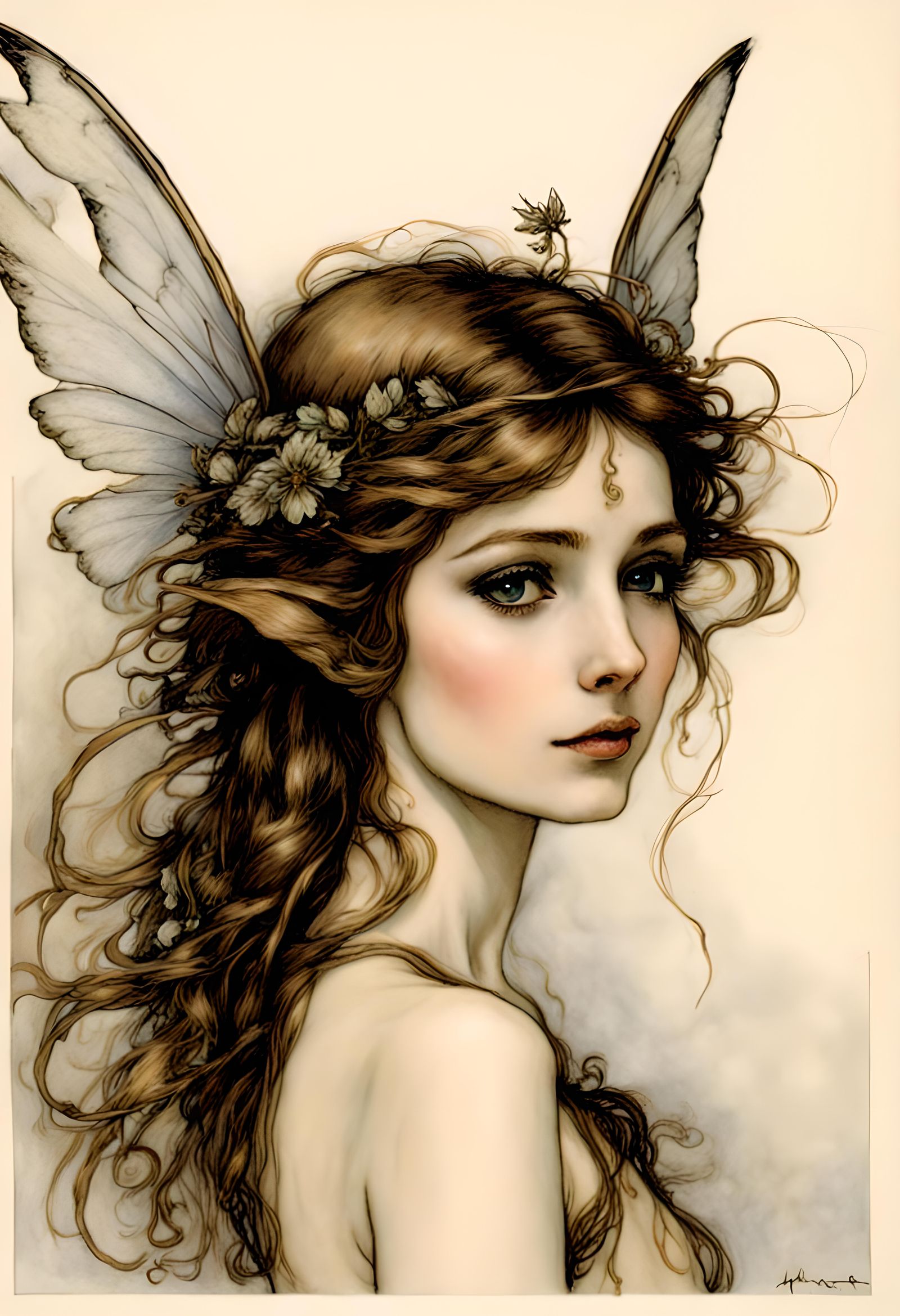 Beautiful fantasy fairy