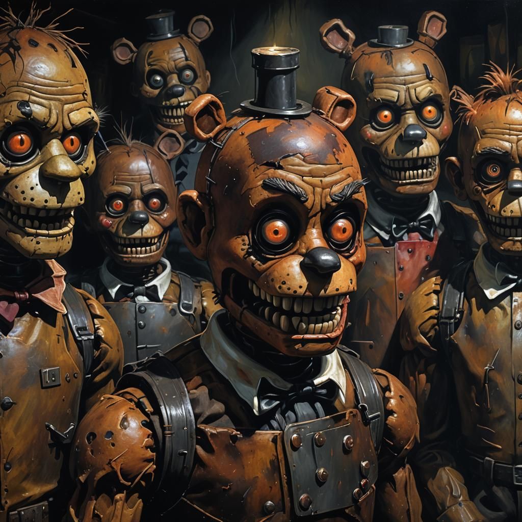 Five Nights at Freddy's in Dark Surrealism