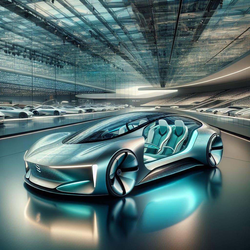 Futuristic Concept Hybrid Car Design