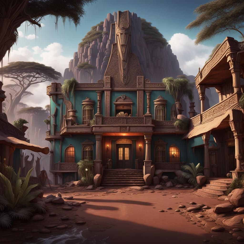 Heartbreak Hotel: Fantastical Matte Painting in Africa