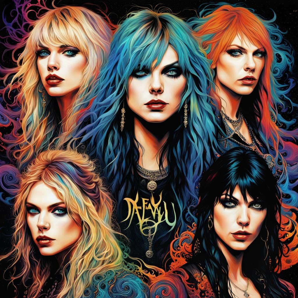 Dejavu Album Cover: Surreal Vivid Psychedelic Art