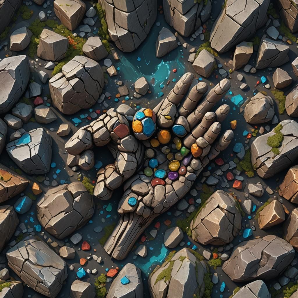 Rock, Paper, Scissors: Detailed Fantasy Concept Art